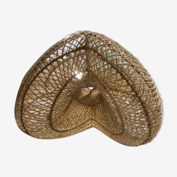 Suspension curved rattan