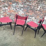 Set of 6 vintage Alfred Hendrickx chairs for Belform model S3
