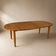 Large Danish extendable elm dining table, 1990s