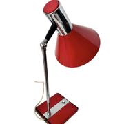 Italian desk lamp in wood and metal from the 1960s.
