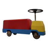 Kiddicraft vintage red blue and yellow children's carrier truck