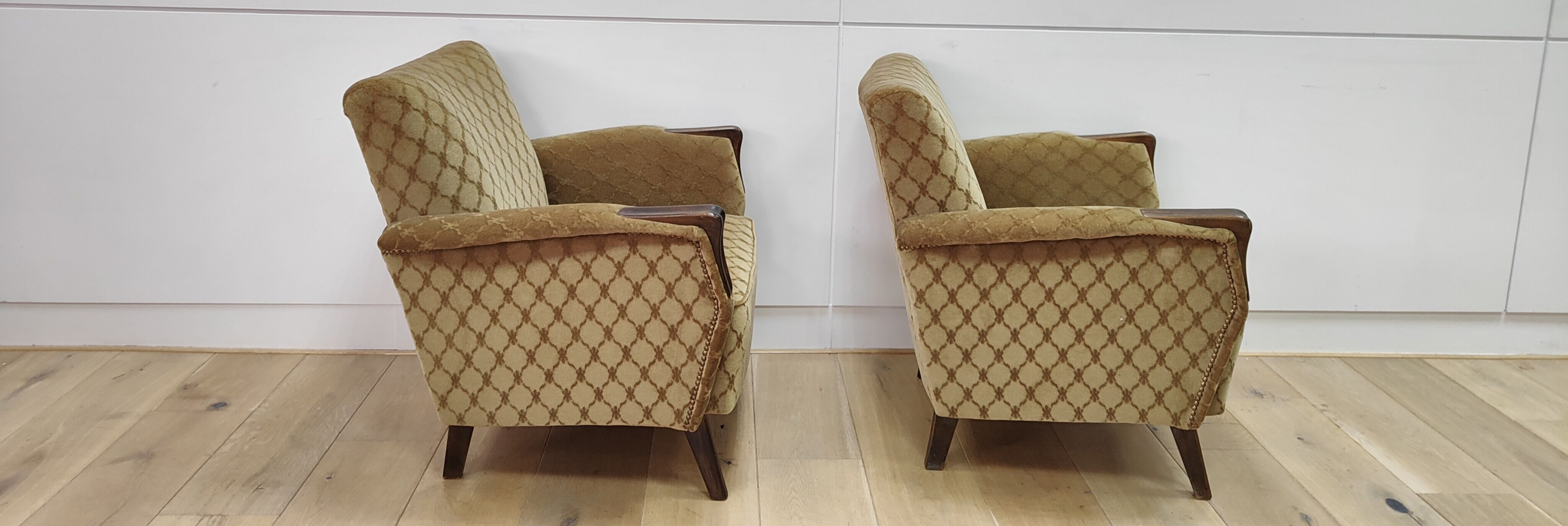 Set of 2 armchairs mid-century