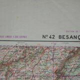 Map No. 42 Besançon army edition