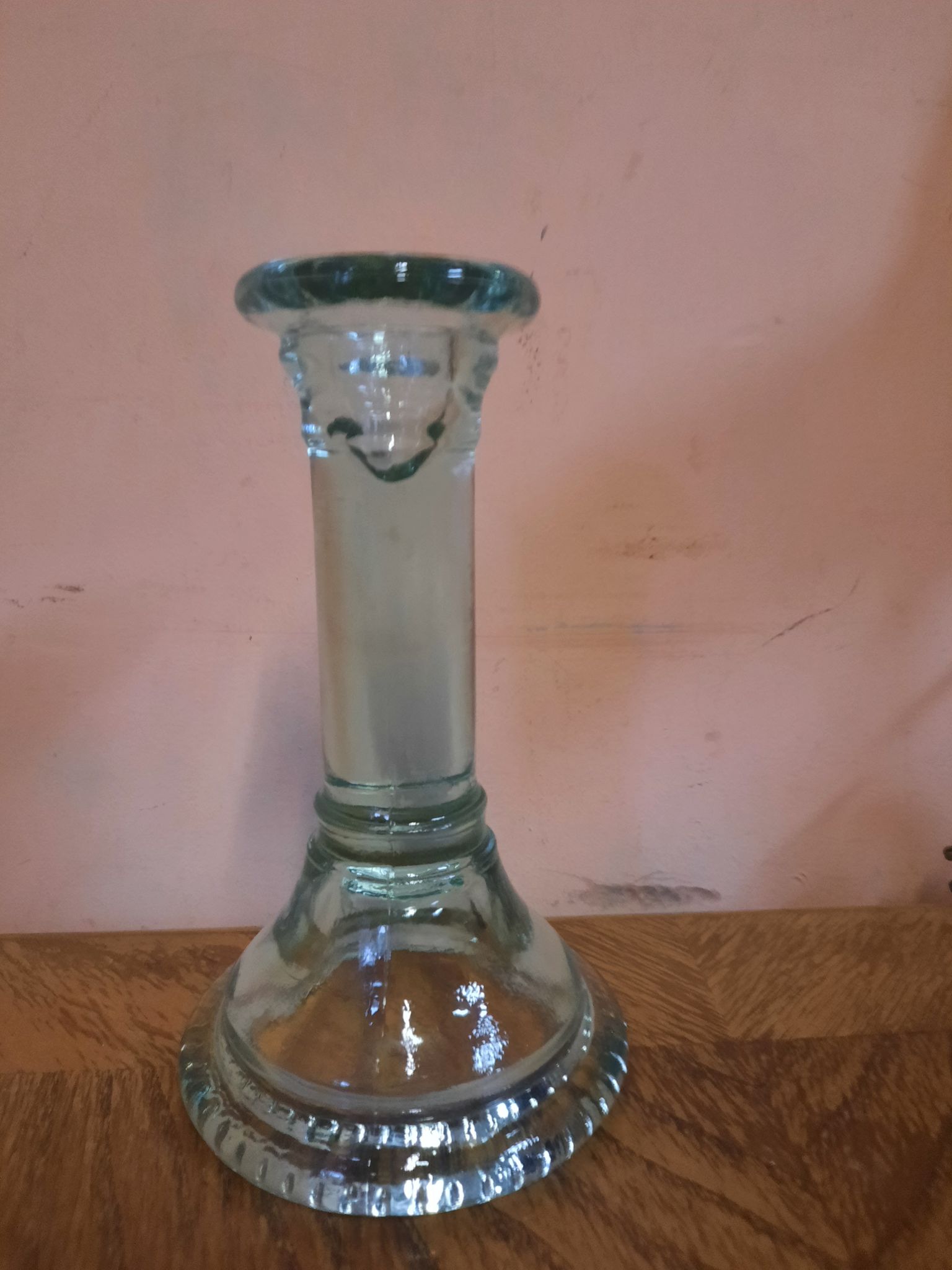 Bougeoir en verre