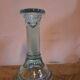 Glass candle holder
