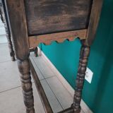 Wooden console 2 drawers antique Chinese style