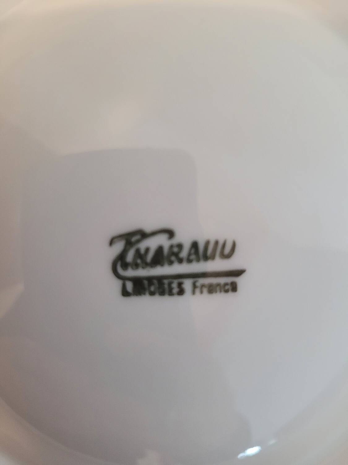 6 Limoges oyster plates