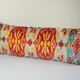 Vintage ikat cushion cover 107x41 cm