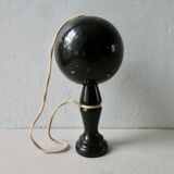 Bilboquet old lacquered black 18 cm