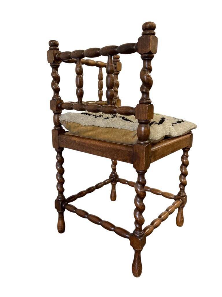 Chaise d'angle vintage / chaise d'angle / chaise d'appoint
