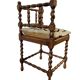 Chaise d'angle vintage / chaise d'angle / chaise d'appoint