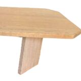 Travertine coffee table