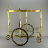 Troller bar in bronze and glass