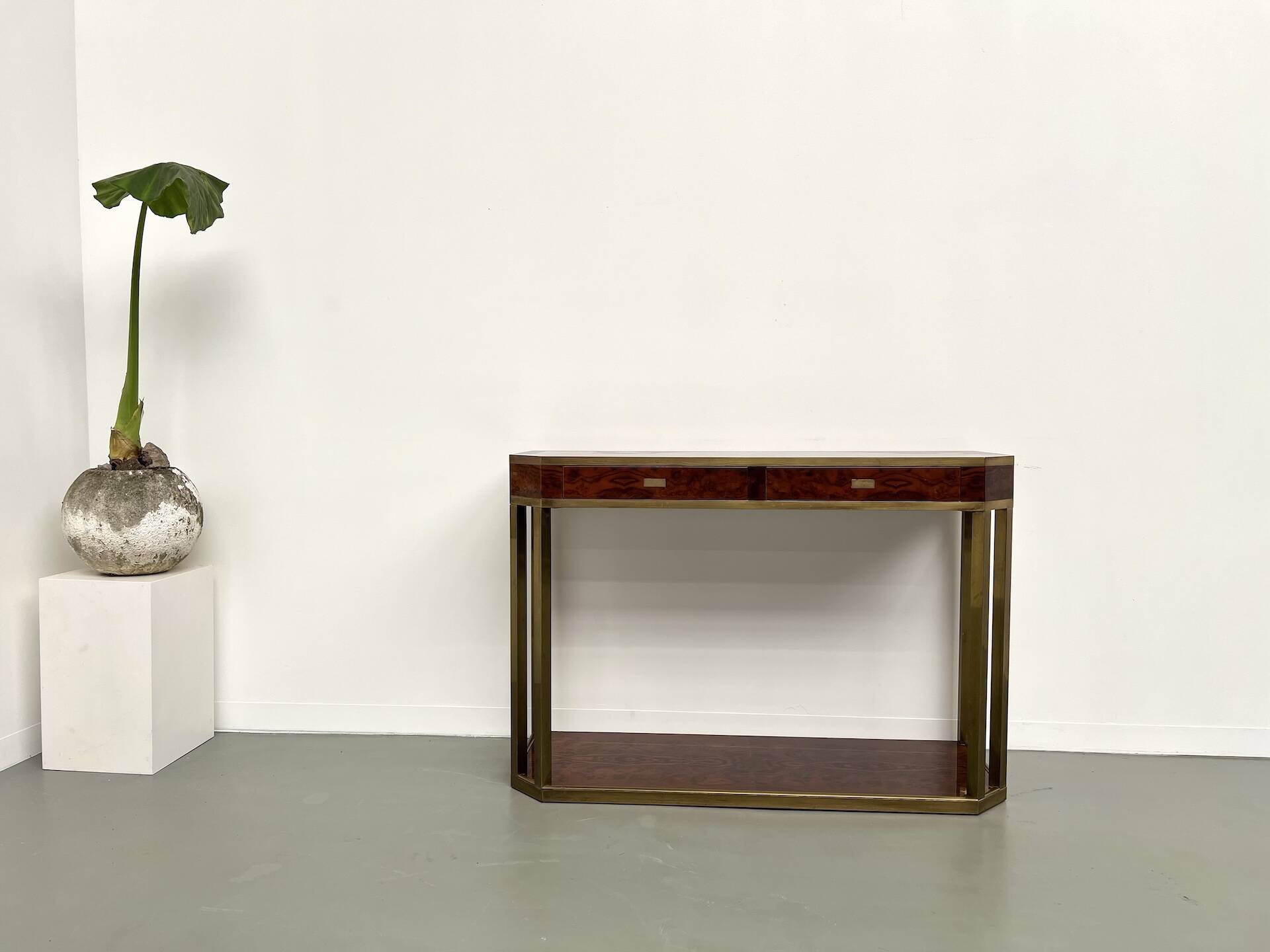 Jean-Claude Mahey lacquered console table