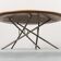 Coffee table in wood metal tubular 50s vintage
