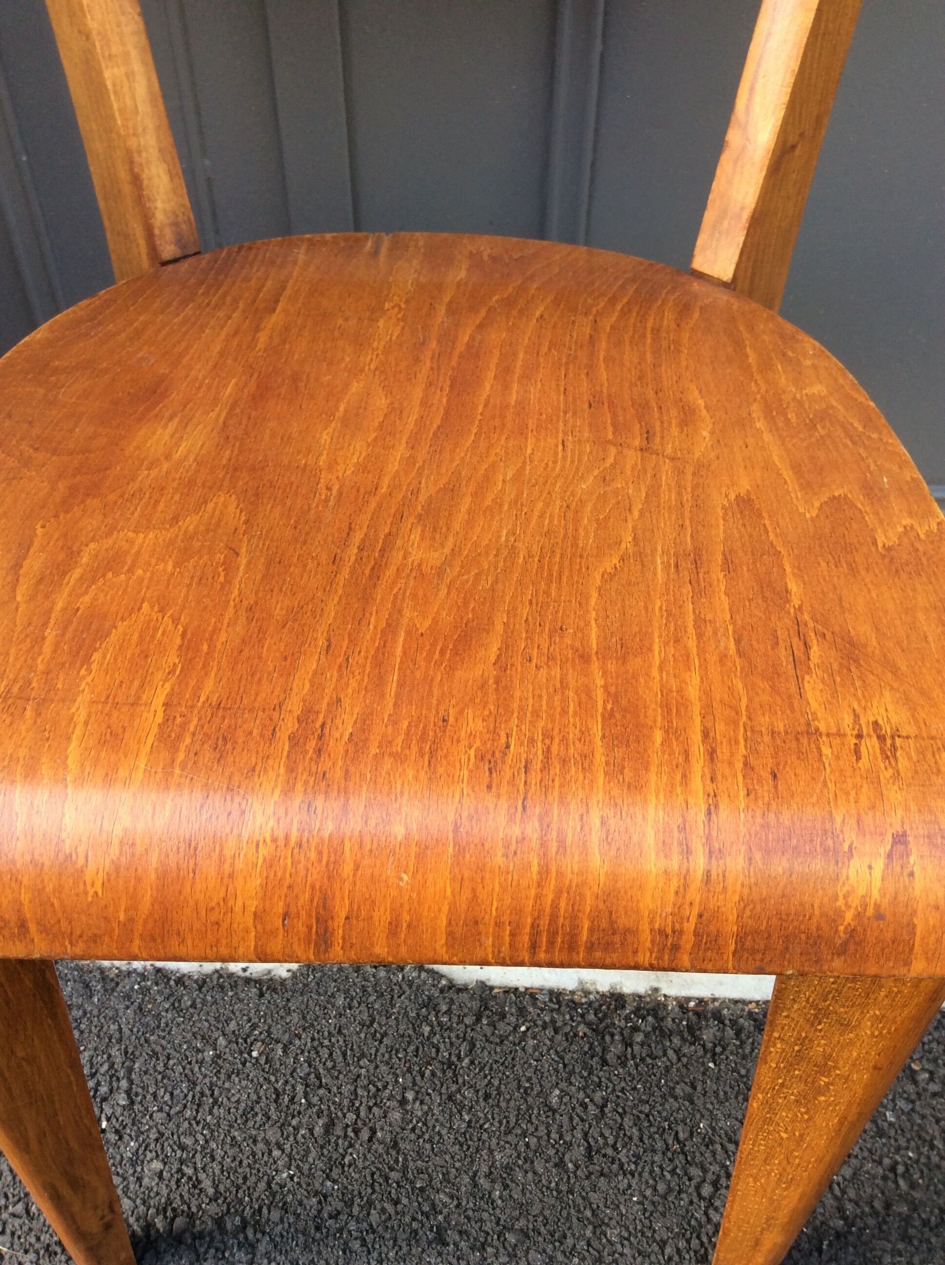 4 Scandinavian chairs vintage bistro