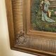 Romantic oil painting on panel from the 19th century