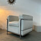 Armchair LC2 design Le Corbusier for Cassina