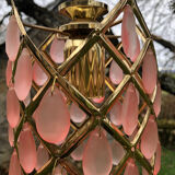 Glass tassel chandelier