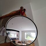 Miroir œil de sorcière années 70