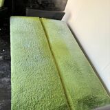 Vintage 70s green moumoute sofa and armchair