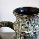 Vintage ceramic vase fat lava West Germany