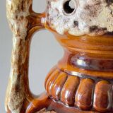 Lamp ceramic fat lava double lighting 70s