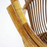 1980s Rattan Armchair