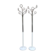 Pair of chrome coat rack designate Fase