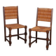 Pair of chairs in the style of Charles Dudouyt, 1950