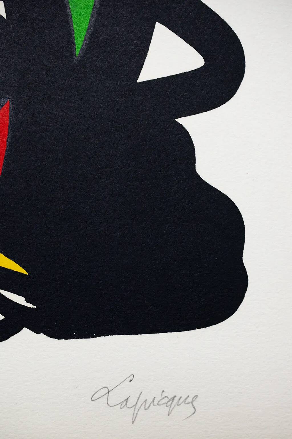 "The Warrior's Sadness" – Numbered lithograph by Charles Lapicque