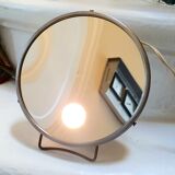 Backlit barber mirror