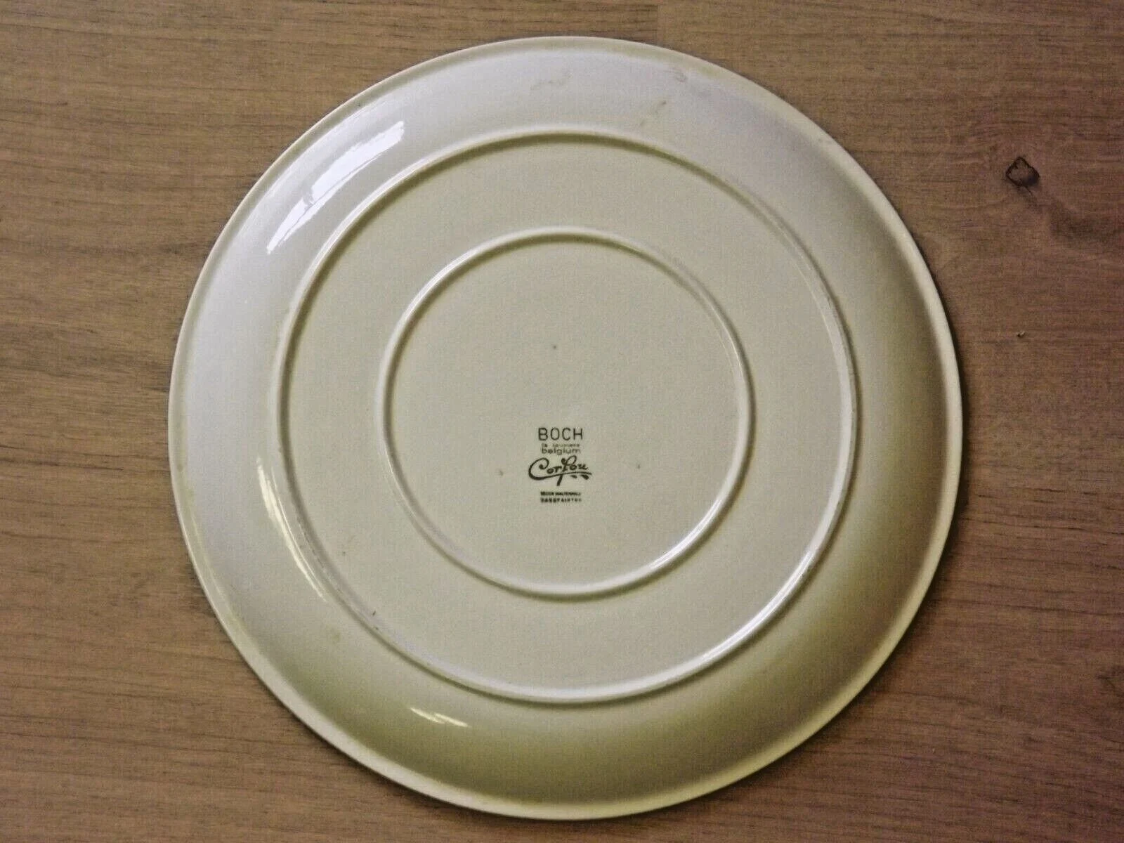 Vintage Boch La Louvière Corfou Collection Large Round Serving Plate