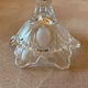 Large Bohemian crystal fruit bowl - 1950s