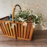 Ancien panier en bois