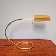 Grande lampe de bureau en laiton, Cosack Leuchten, 1970