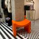 Stool M stool ultra design contempo seat orange by Marzais Creations