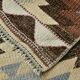3x10 Cream & Brown Vintage Kilim Runner Rug, 81x306Cm