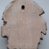 Patinated floral plater