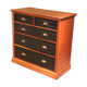 English mahogany black dresser