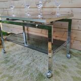 Swivel rolling coffee table