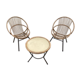 Rattan living room