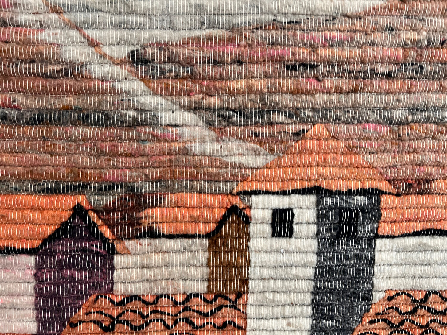 Ancient wall tapestry from South America