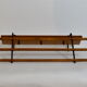 Scandinavian wall coat rack teak 1960