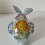 Rabbit earthenware hb henriot quimper