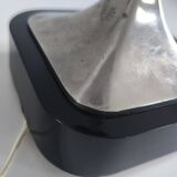 Silver-plated metal table lamp by Jean Curti, 1970