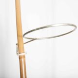 Indoor rotating plant holder 1960 bamboo and brass