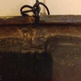 Brass fireplace plate