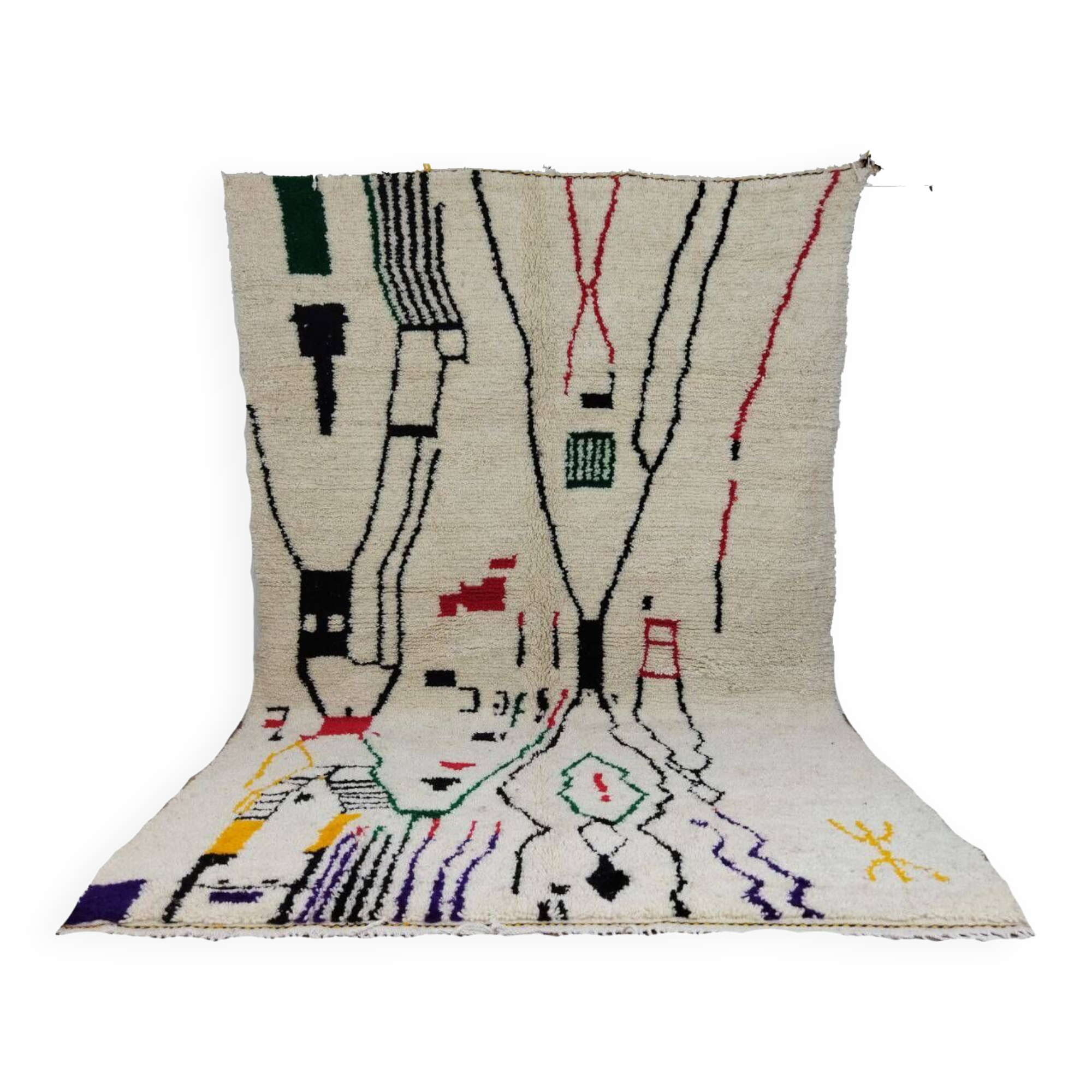 Handmade Moroccan Berber rug 315 X 190 CM