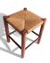 Dordogne Stool by Charlotte Perriand, Woven Straw, France, 1950s